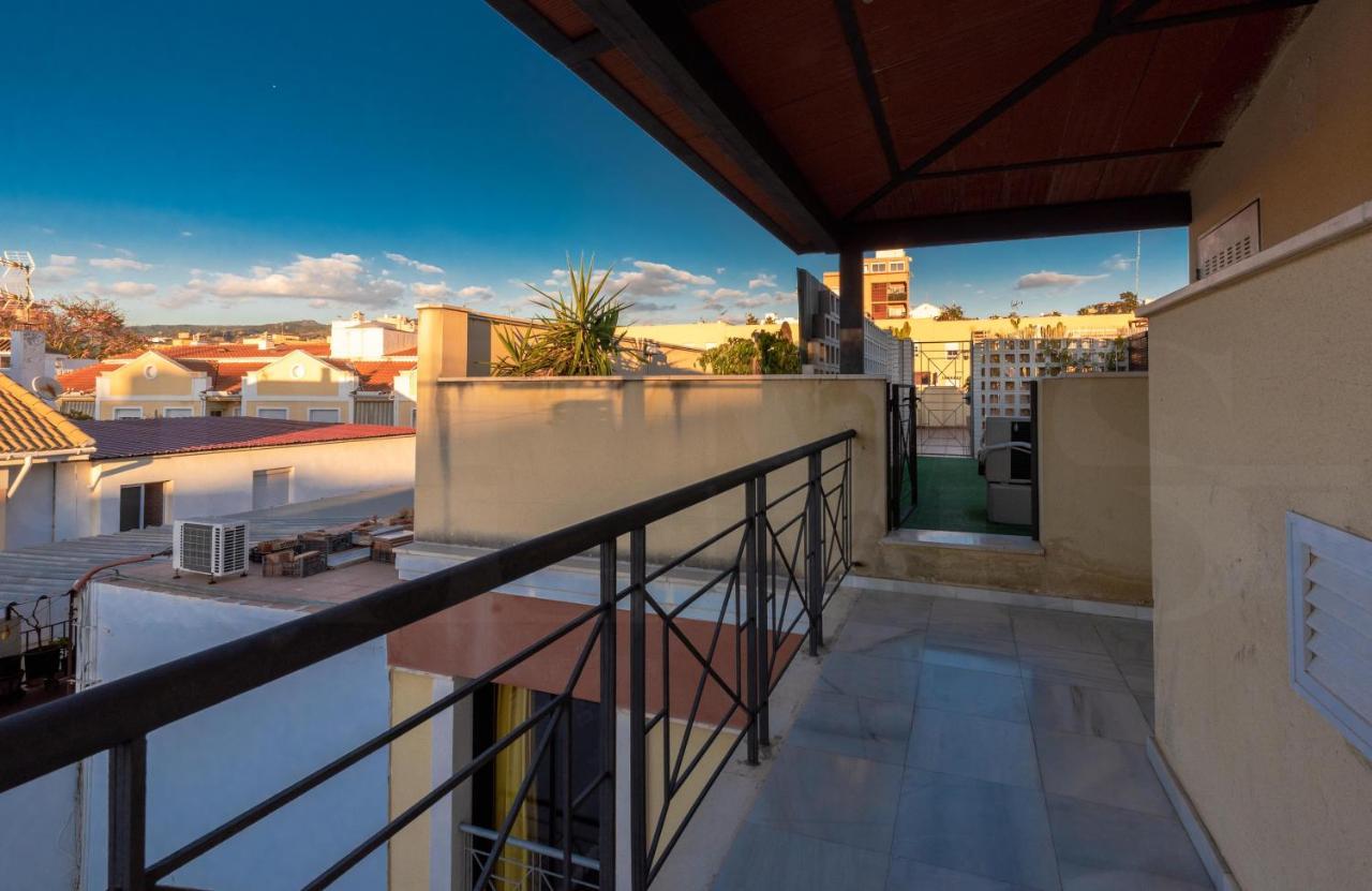 Modern Studio With Private Rooftop Terrace By Rems Málaga Esterno foto