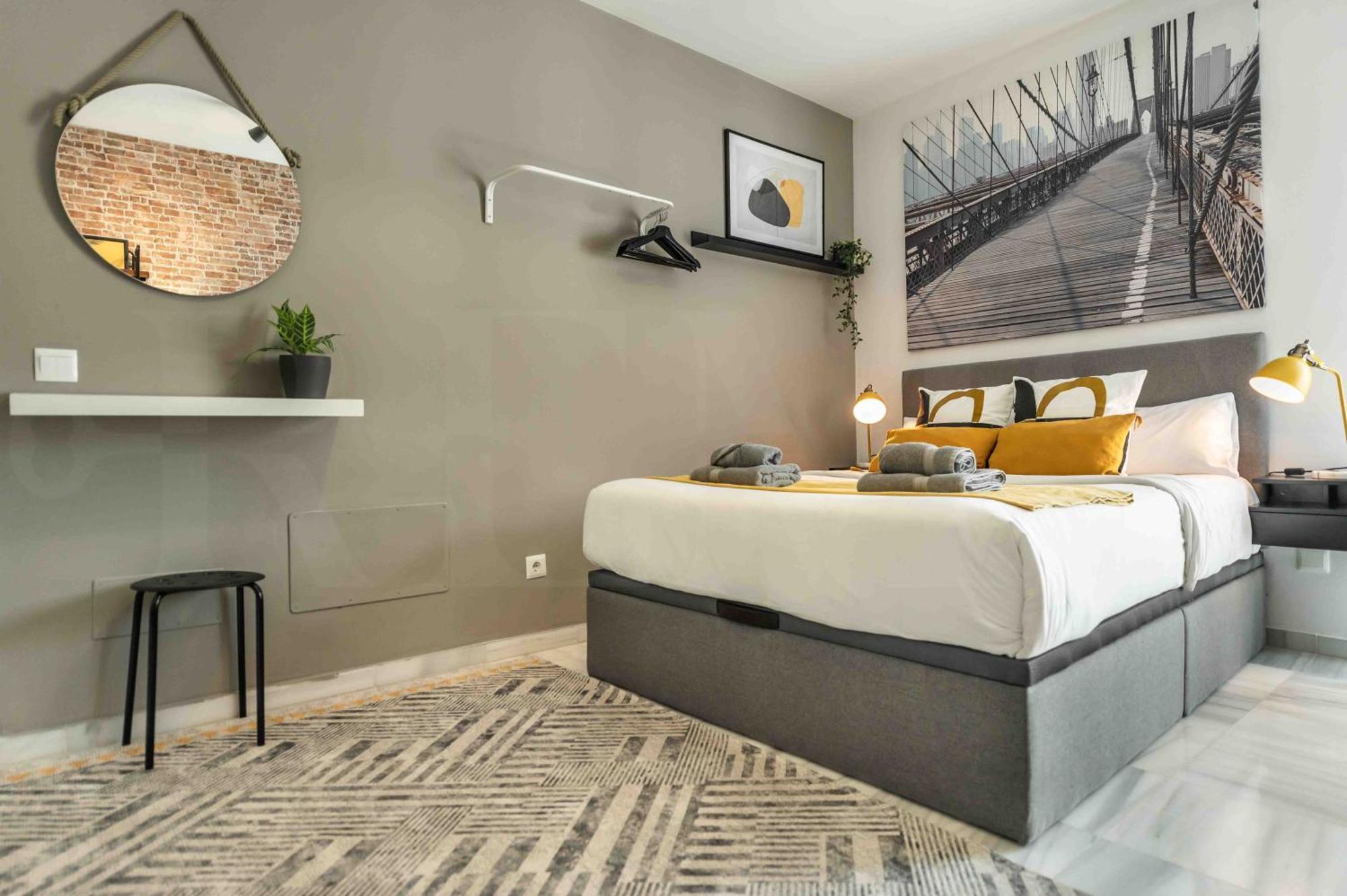 Modern Studio With Private Rooftop Terrace By Rems Málaga Esterno foto