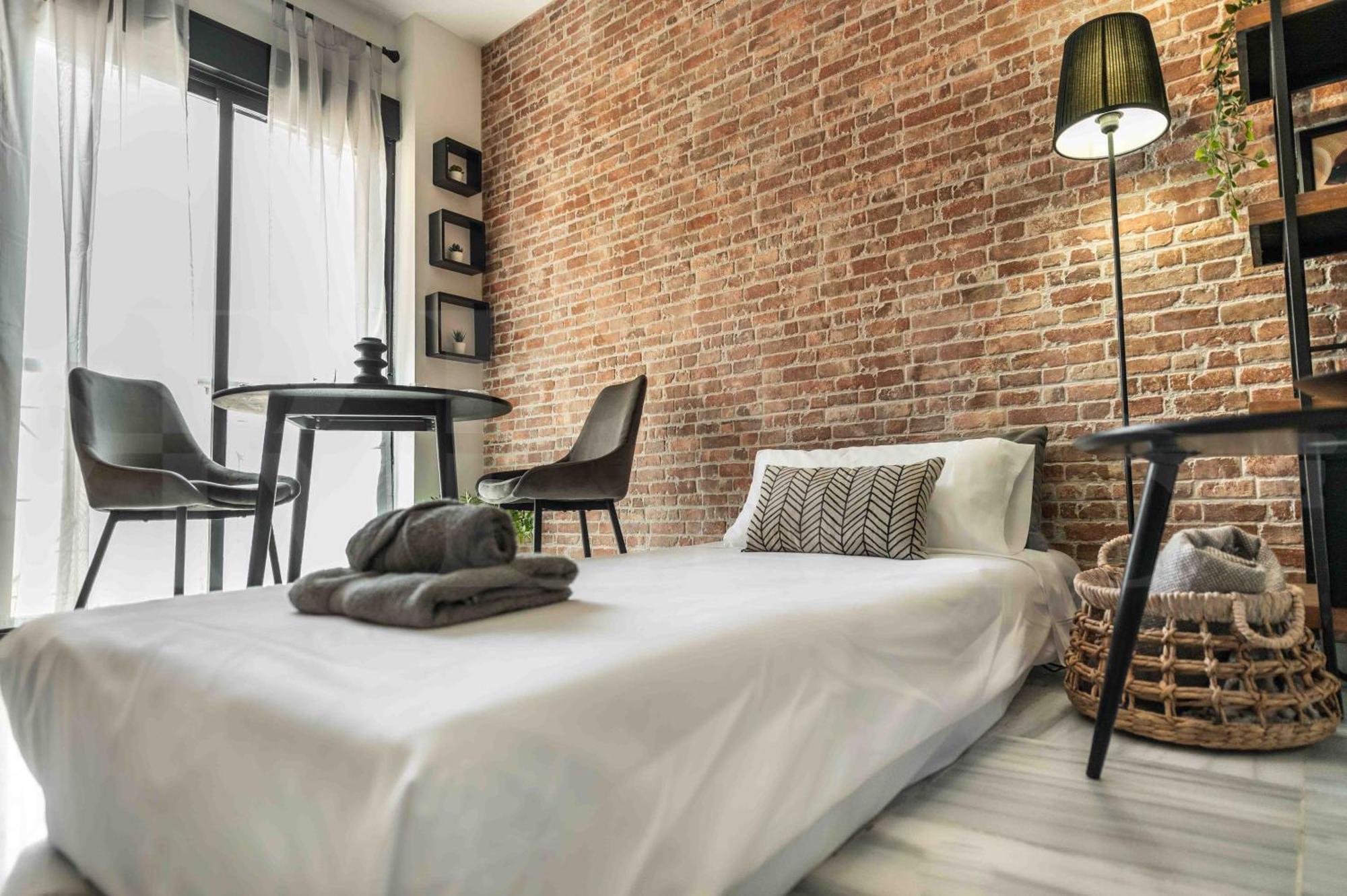 Modern Studio With Private Rooftop Terrace By Rems Málaga Esterno foto